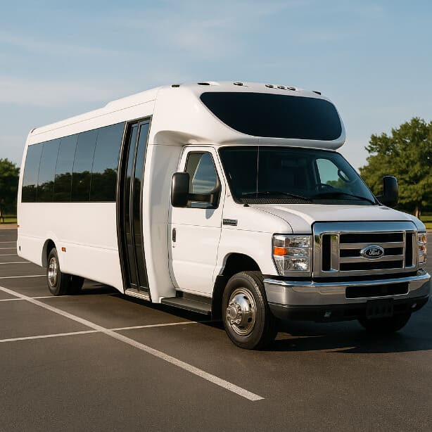 Durham Shuttle Bus Rentals 20 Passenger Shuttle Bus
