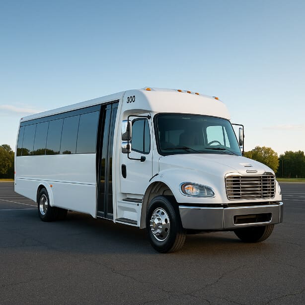 Durham Shuttle Bus Rentals 25 Passenger Shuttle Bus