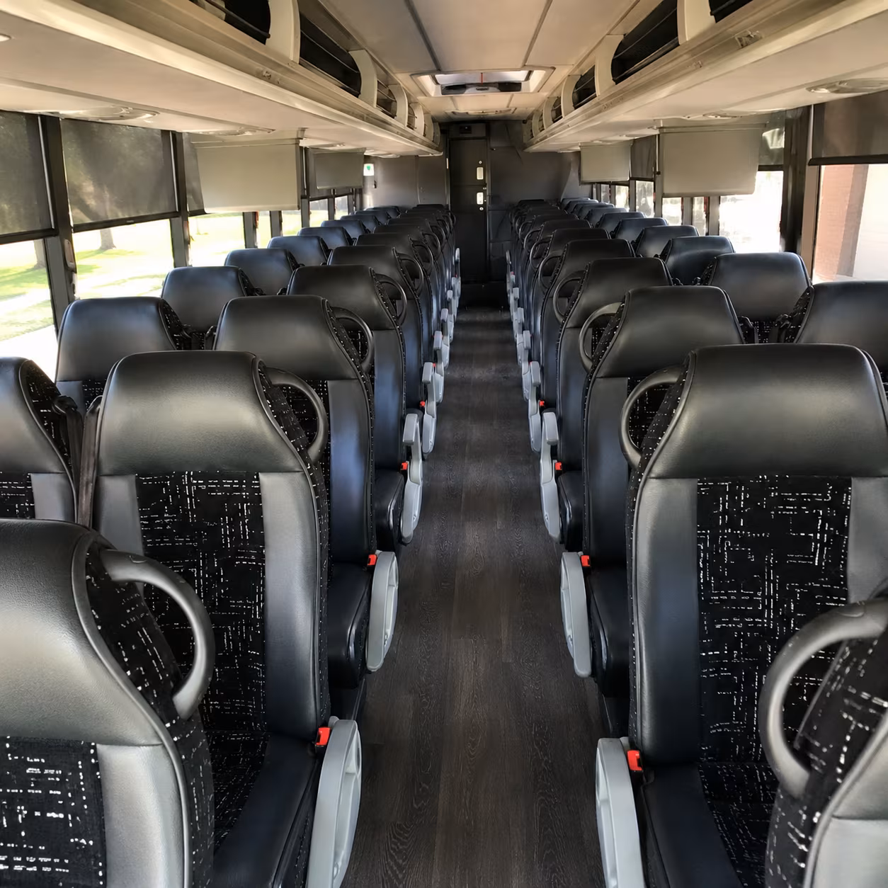 durham charter bus services interior
