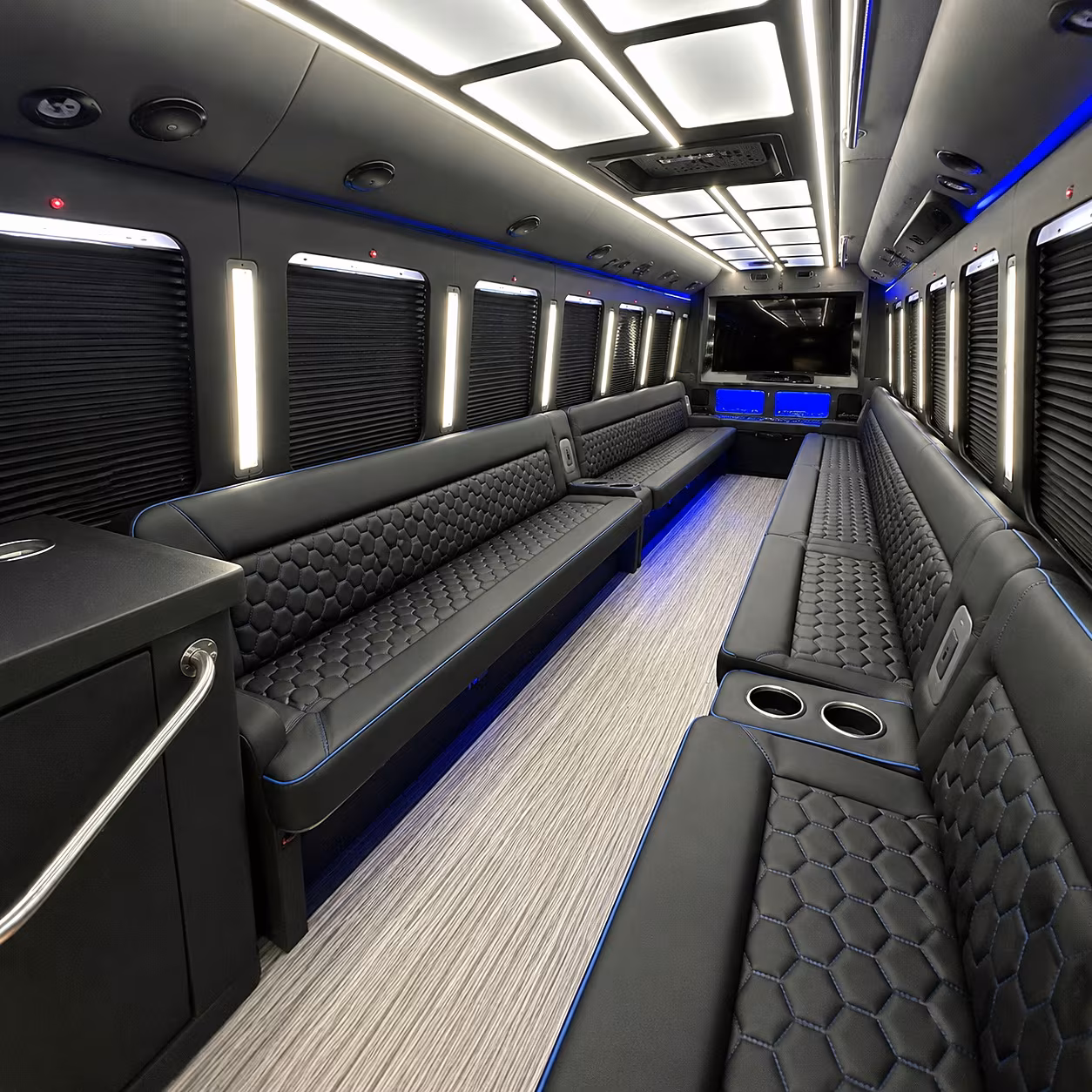 hit every photo stop in your durham party bus before the dance